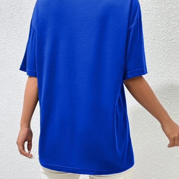 Women's Oversized T-Shirts Half Sleeve with Cool Print - Image 3