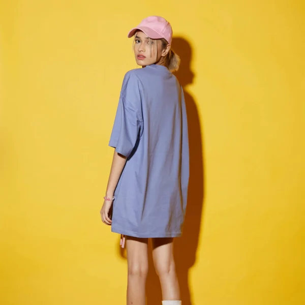 Moon Child Women's Oversized Cotton Mix T-Shirt , Modern print - Image 4