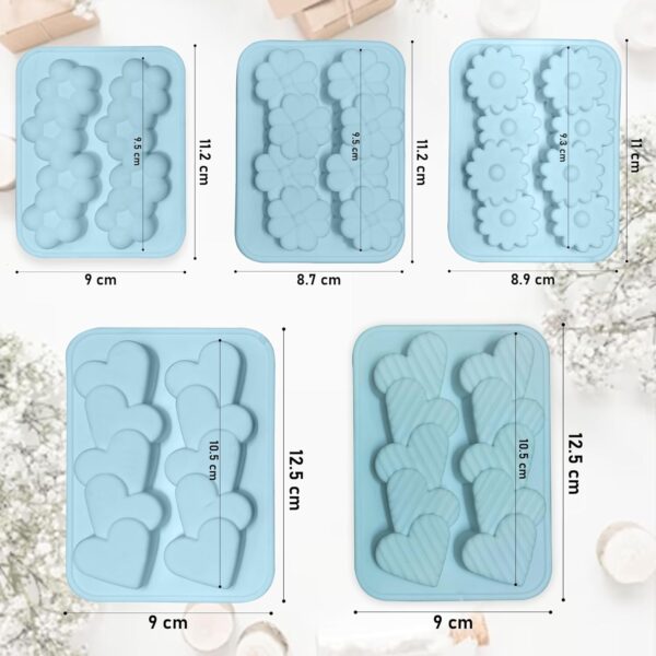 Silicone Candle Moulds 6 Different Types Of Mould For Candle Making - Image 2