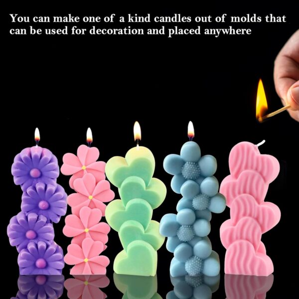 Silicone Candle Moulds 6 Different Types Of Mould For Candle Making - Image 3