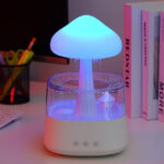 Rain Cloud Humidifier Diffuser For Aromatherapy With 7 Colors LED Lights And Remote Control, USB Rechargeable for Relaxing Mood